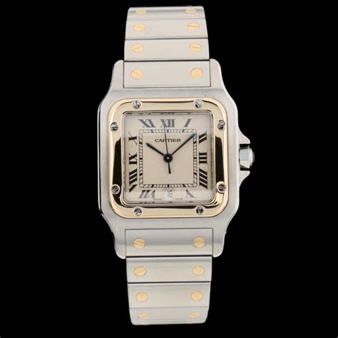 cartier santos galbee quartz|cartier santos watch size guide.